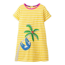 Load image into Gallery viewer, Kids Dresses for Girls Unicorn Vestidos 2019 Summer Baby Girl Clothes Costume Striped Animal PatternHigh Quality UNISEX Best Children Items In ValeriusCreate!