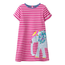 Load image into Gallery viewer, Kids Dresses for Girls Unicorn Vestidos 2019 Summer Baby Girl Clothes Costume Striped Animal PatternHigh Quality UNISEX Best Children Items In ValeriusCreate!