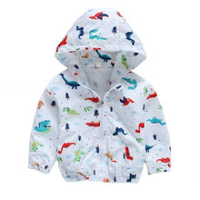 Load image into Gallery viewer, 80-120cm Cute Dinosaur Spring Children Coat Autumn Kids Jacket Boys Outerwear Coats Active Boy WindbreakerHigh Quality UNISEX Best Children Items In ValeriusCreate!