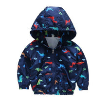 Load image into Gallery viewer, 80-120cm Cute Dinosaur Spring Children Coat Autumn Kids Jacket Boys Outerwear Coats Active Boy WindbreakerHigh Quality UNISEX Best Children Items In ValeriusCreate!