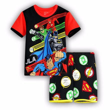 Load image into Gallery viewer, Kids Boys Girls Clothes Baby Pajamas Summer Short Sleeved Set Cartoon Spiderman Minnie Lackey Children Sleepwear